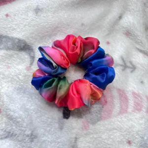 Multicolour Scrunchie | Shiny Satin