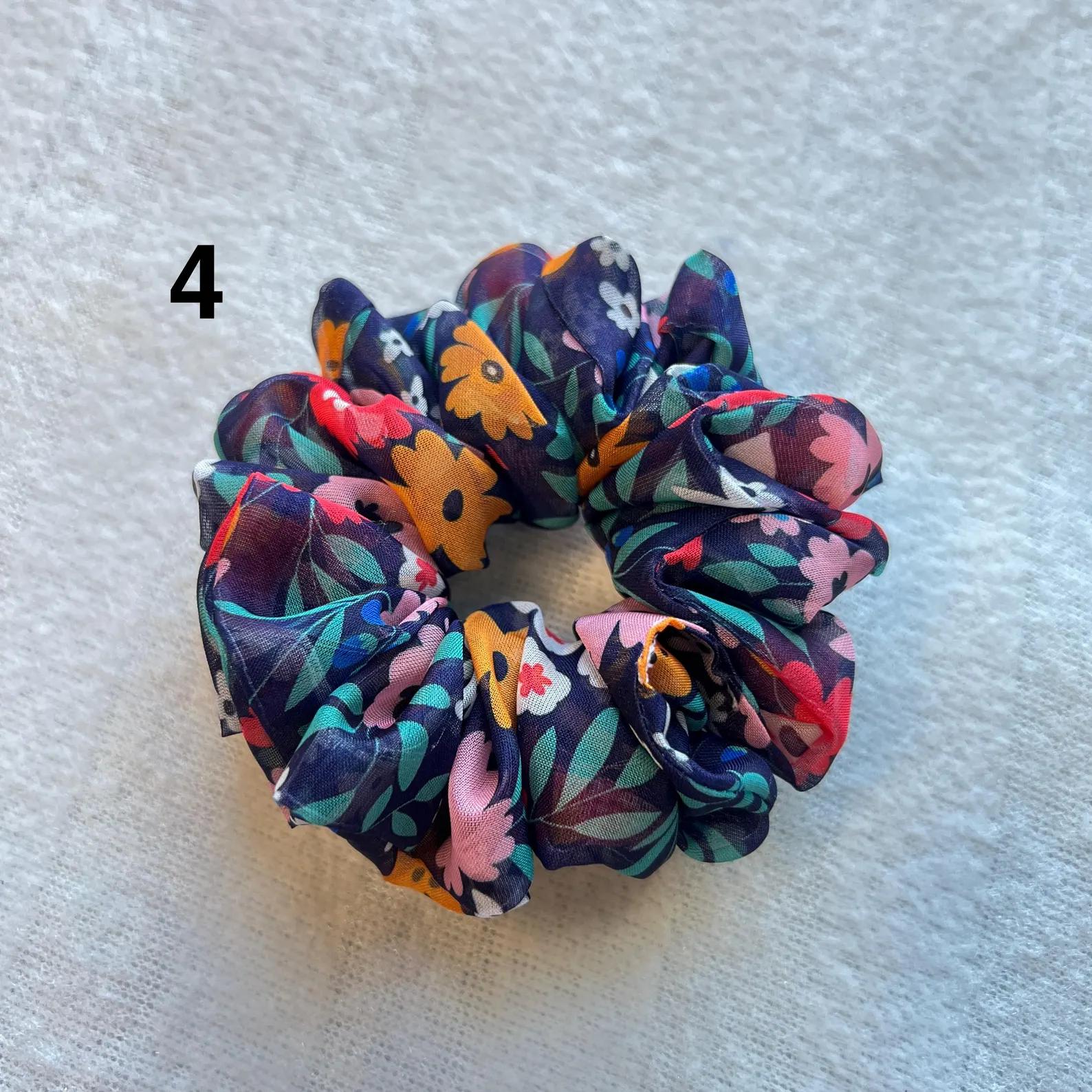 Floral scrunchies | Printed scrunchies | Summer accessories | - Image 4
