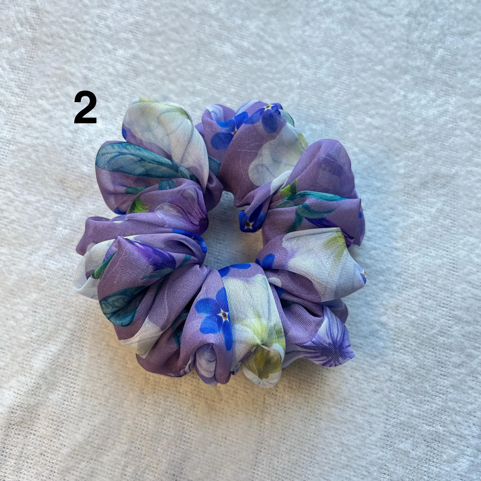 Floral scrunchies | Printed scrunchies | Summer accessories | - Image 6
