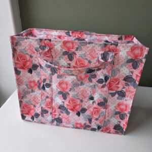 Handmade Floral Cotton Tote Bag