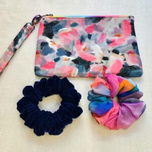 Accessories Gift Set | Pouch, Scrunchies and Keyring