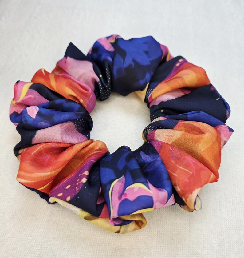Luxe Oversized Scrunchies | XXL Scrunchies Set | Handmade Set | Purple Scrunchies | Gift ready - Image 2